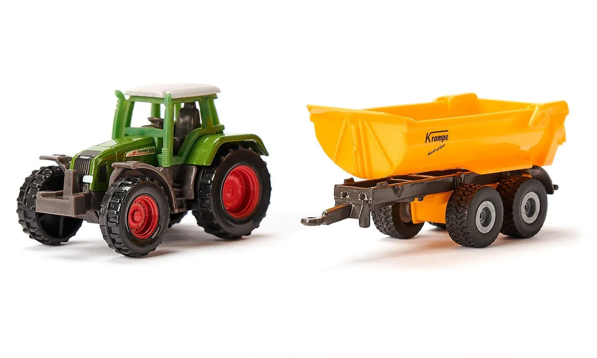 Siku Fendt Tractor with Krampe Dump Truck 1:87