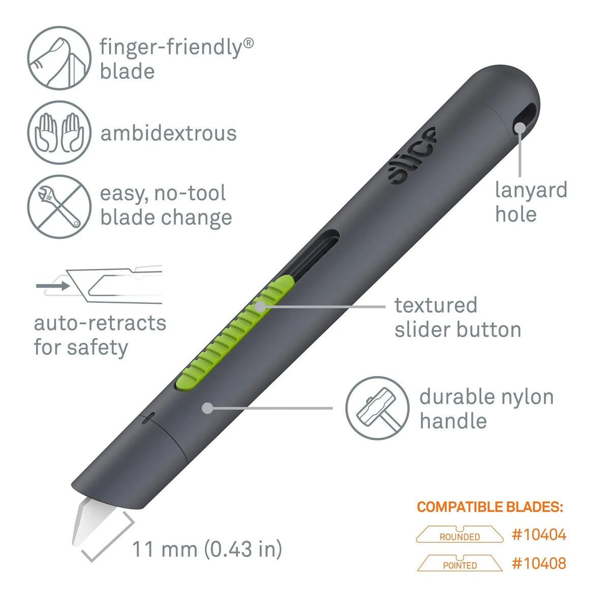 Slice Auto-Retractable Pen Cutter