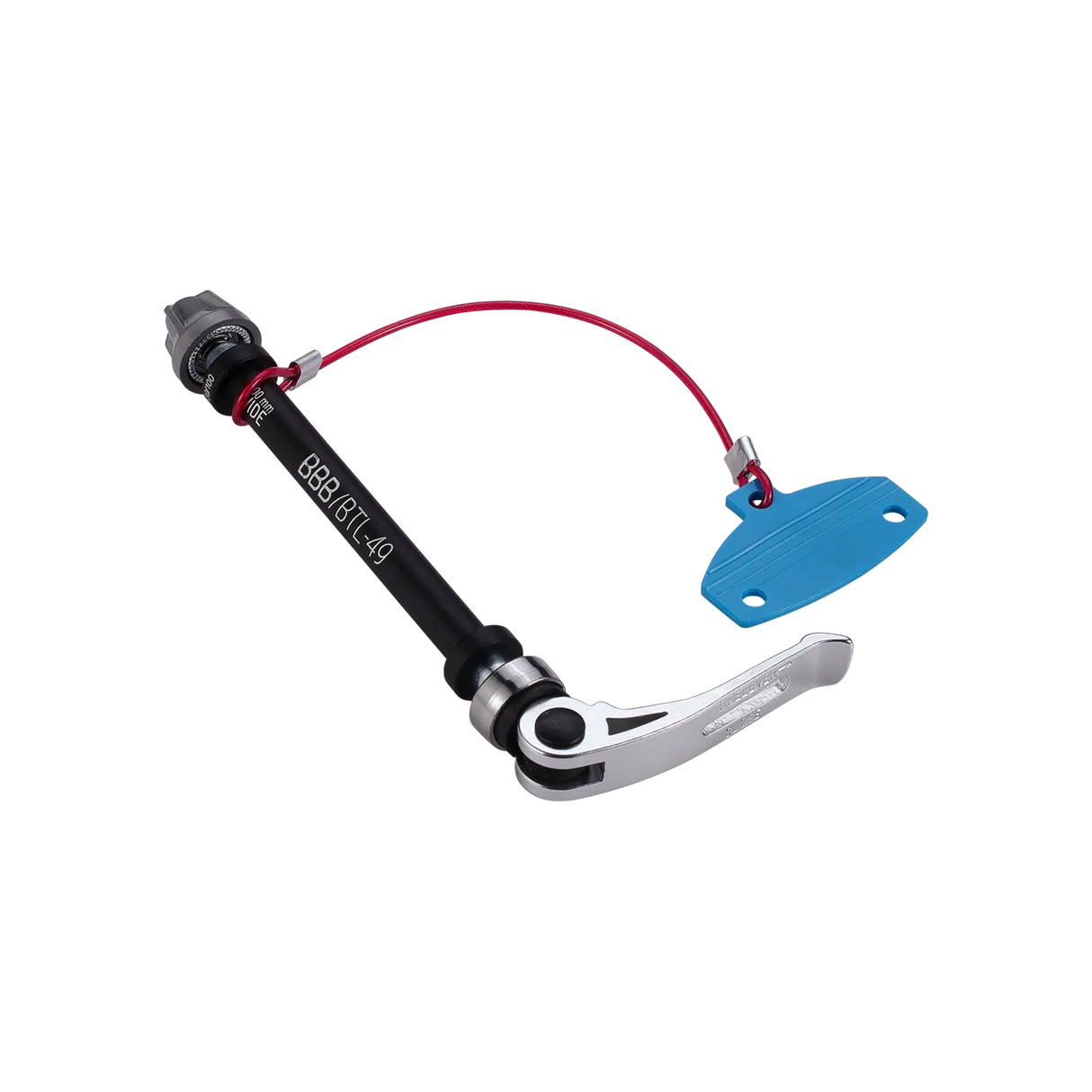 BBB ForkGrip BTL‑49 Transport Protection Axle - 100 mm Quick Release Fork Guard with Disc Brake Adapter