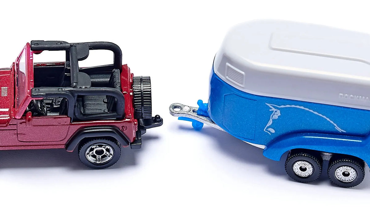 Siku Jeep Wrangler with Horse Trailer 1:87