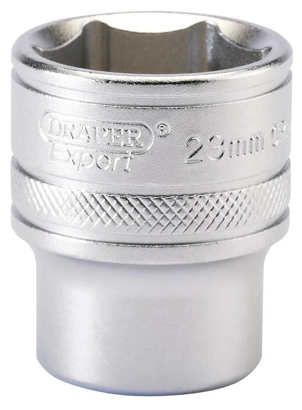 Draper 1/2" Sq. 6 Point Metric Socket (23mm)