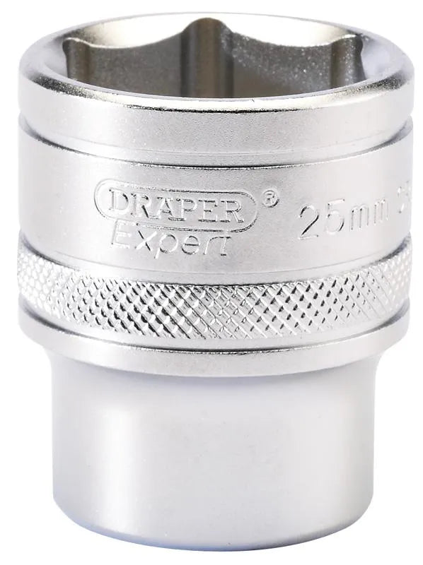 Draper 1/2" Sq. 6 Point Metric Socket (25mm)