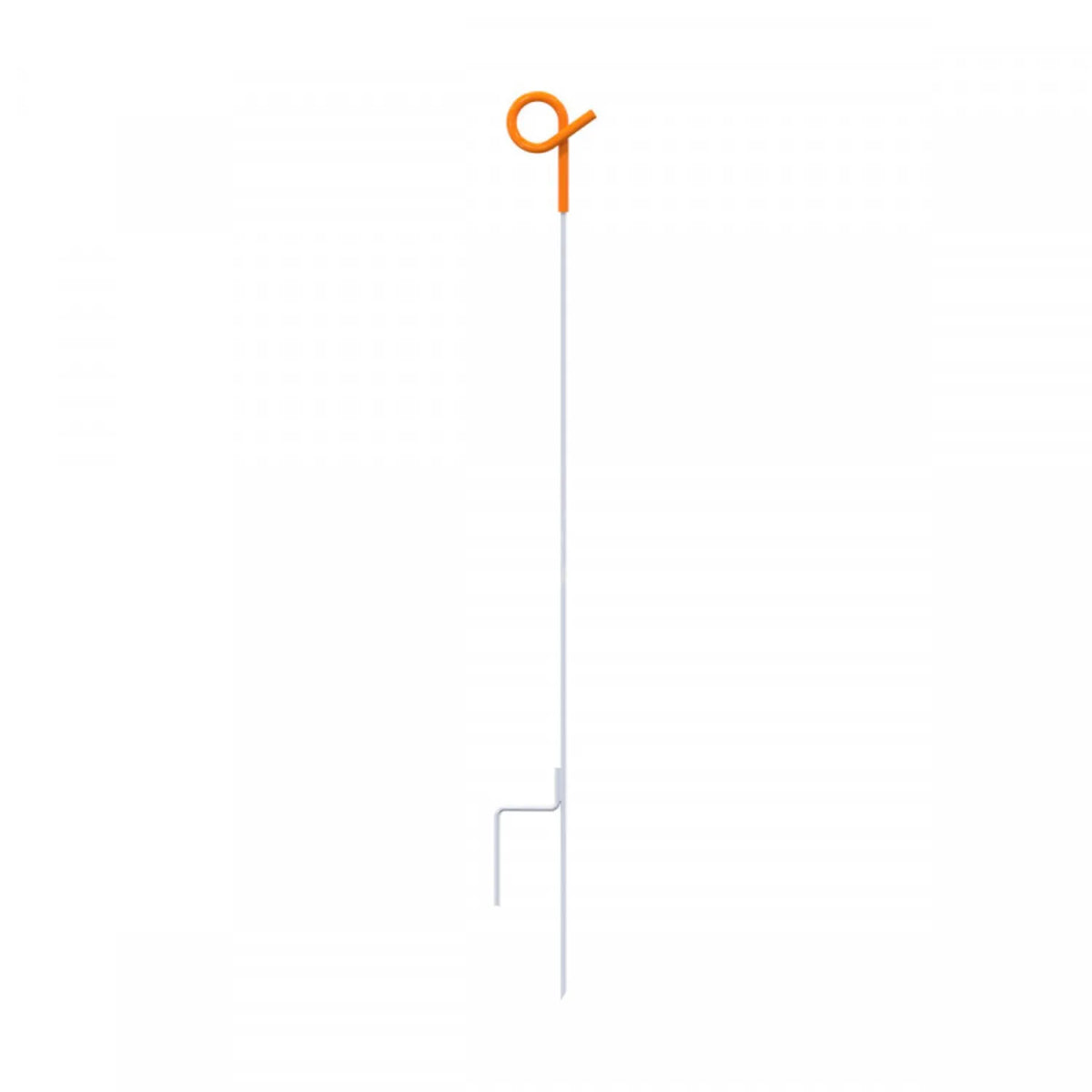 Gallagher Pigtail Spring Steel Post with Curling Insulator