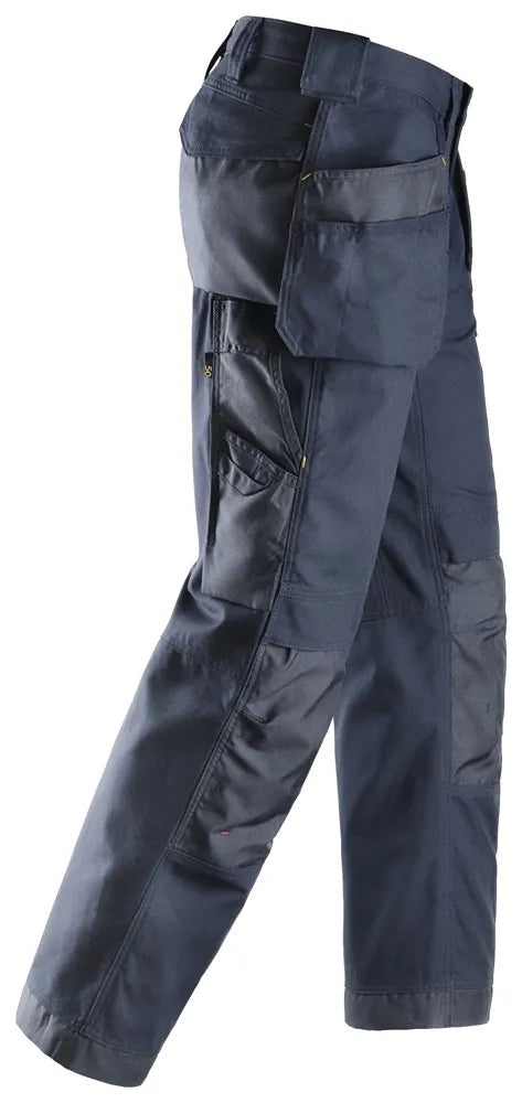 Snickers 3214 Canvas+ Craftsmen Holster Pockets Trousers - Navy