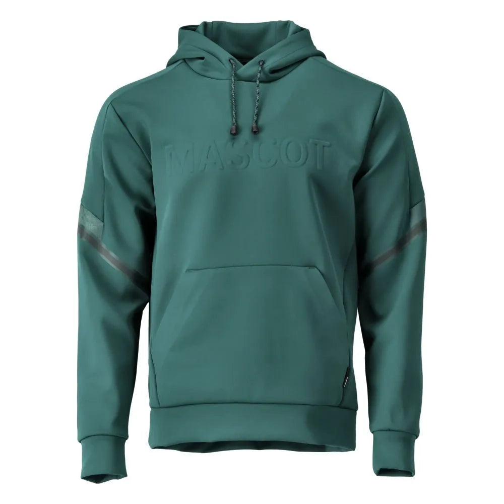 Mascot Water-Repellent Fleece Hoodie-Green
