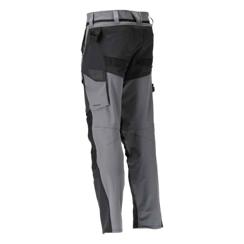 Mascot Ultimate Stretch Trousers with Kneepad Pockets Grey/Black