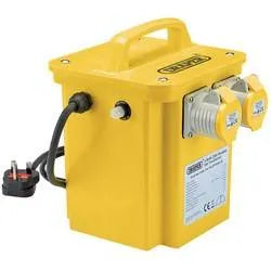 Draper 3.3kVA 230V to 110V Portable Site Transformer
