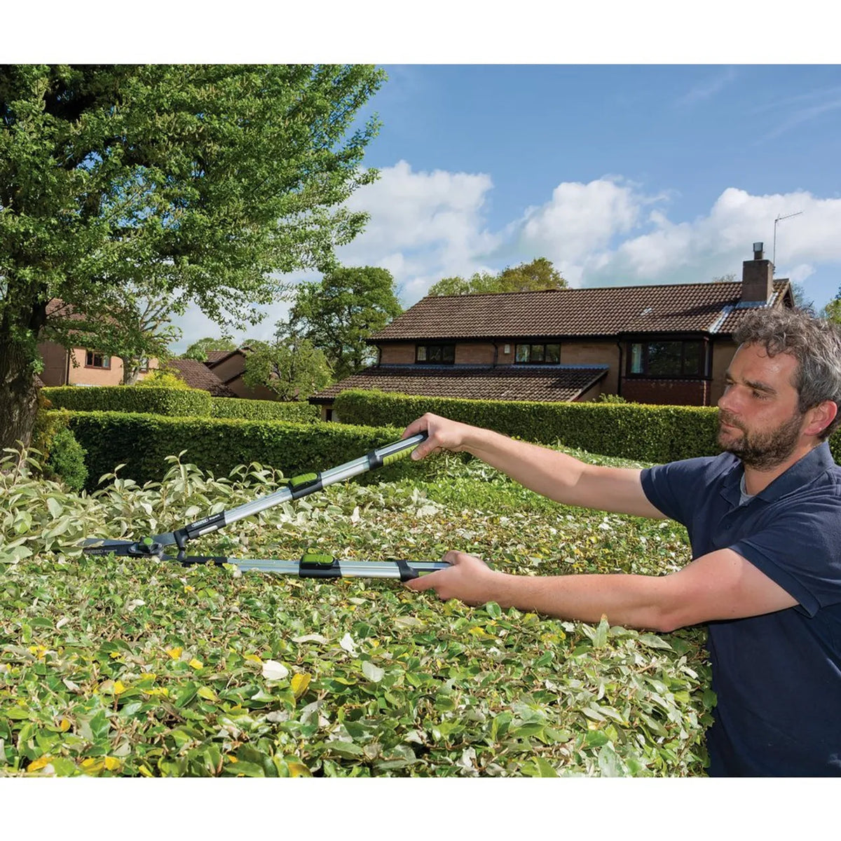 Draper Telescopic Soft Grip Straight Edge Garden Shears 200mm