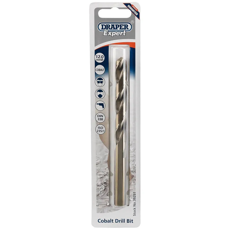 Draper HSS Cobalt Drill bit, 12mm