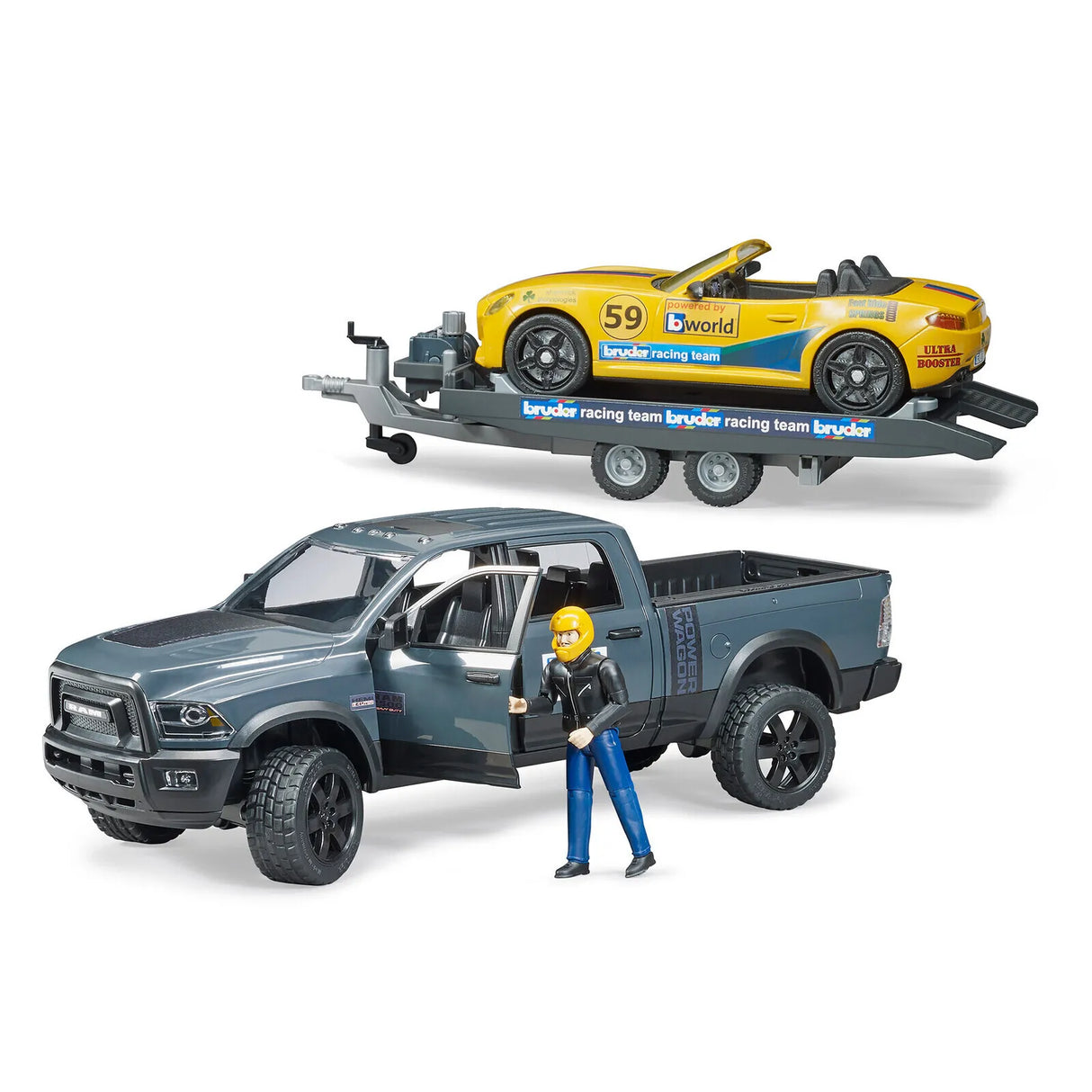 Bruder Dodge RAM 2500 Power Wagon with Roadster Racing Team