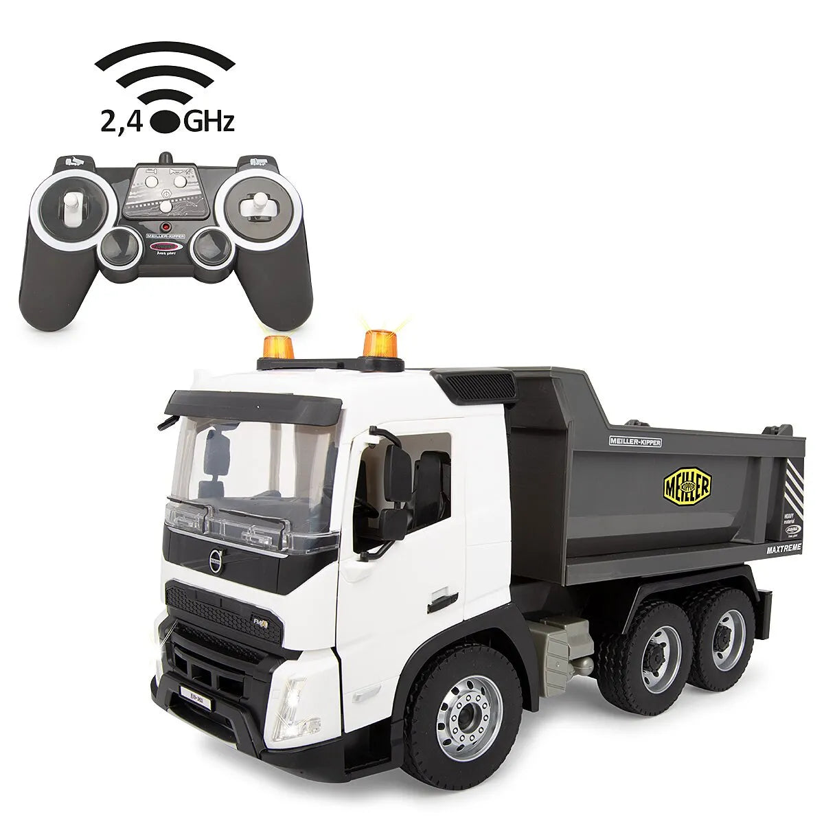 Jamara Volvo Dump Truck 1:20 RC Remote Control Construction Truck