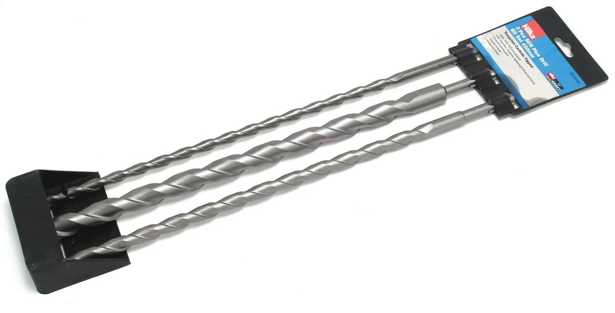 Hilka 450mm 3-Piece SDS Long Drill Bit Set
