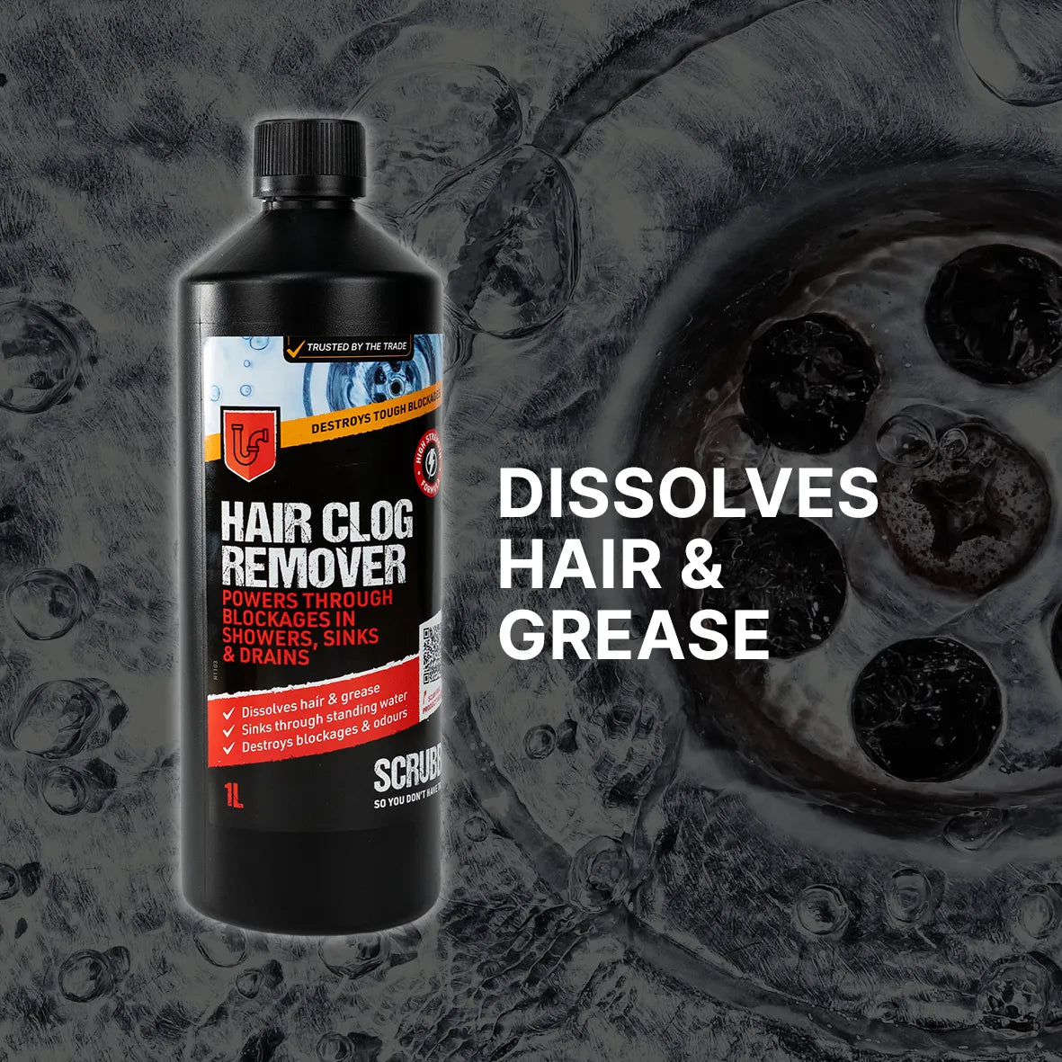 SCRUBB Hair Clog Remover 1L