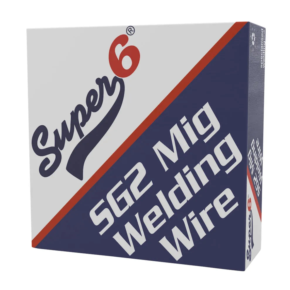 Super 6 SG2 Steel MIG Wire 0.6mm 5kg - Copper-Coated for Mild & Medium Tensile Steels
