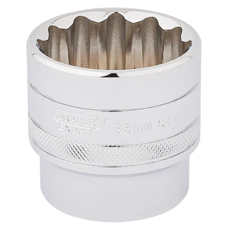 Draper 1/2" Sq. Hi-Torq® 12 Point Socket (36mm)