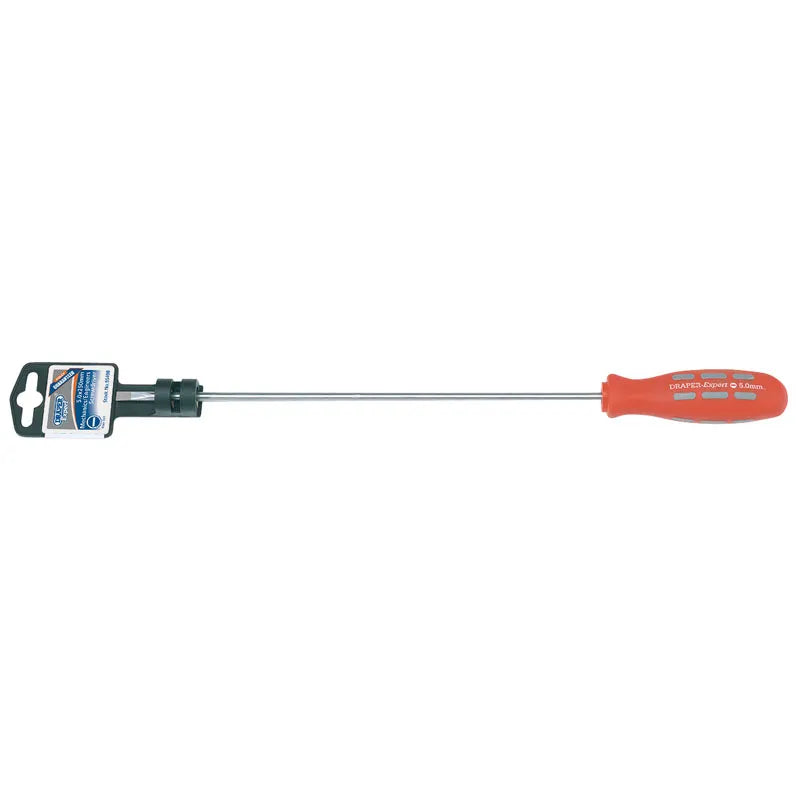 Draper 5mm x 250mm Plain Slot Parallel Tip Long Pattern Mechanics Screwdriver