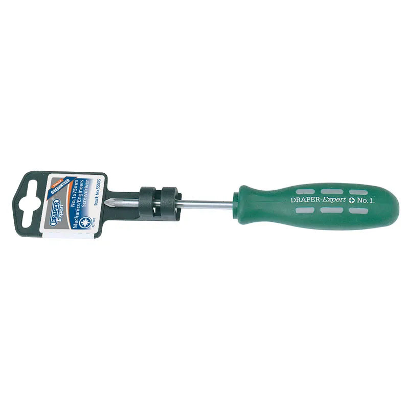Draper PZ Type Mechanics Screwdriver (No 1 x 75mm)