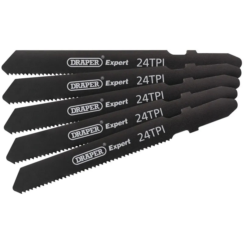 Draper DT118A 92mm Jigsaw Blade Set (5 Piece)