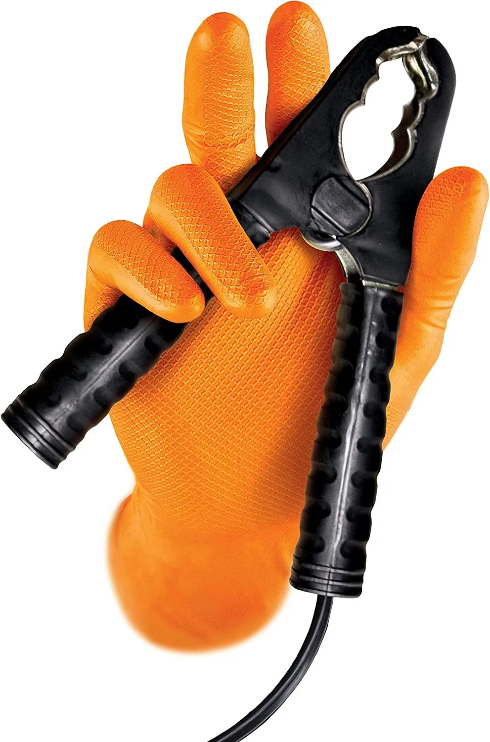 Gripster Skins Gloves Orange/Black (Box of 50)