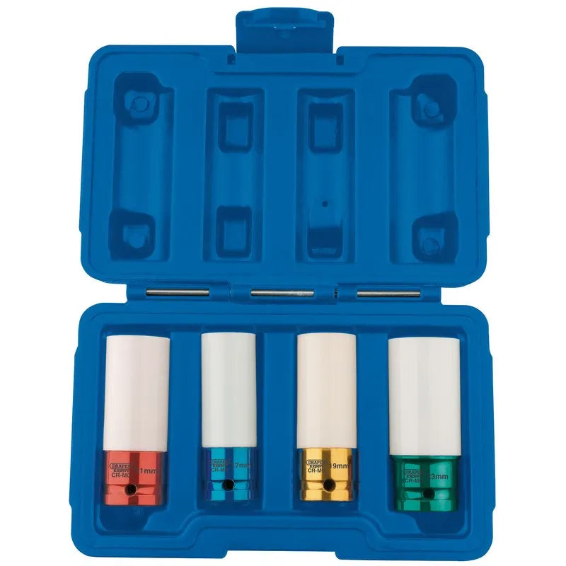 Draper Wheel Nut Socket Set, 4 Piece