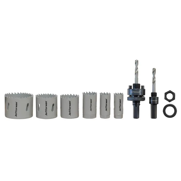 Jefferson 9 Piece Plumbers Holesaw Set