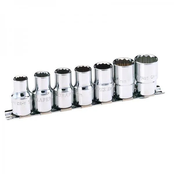 Draper 7 Piece Set of 1/2" Metric Sockets