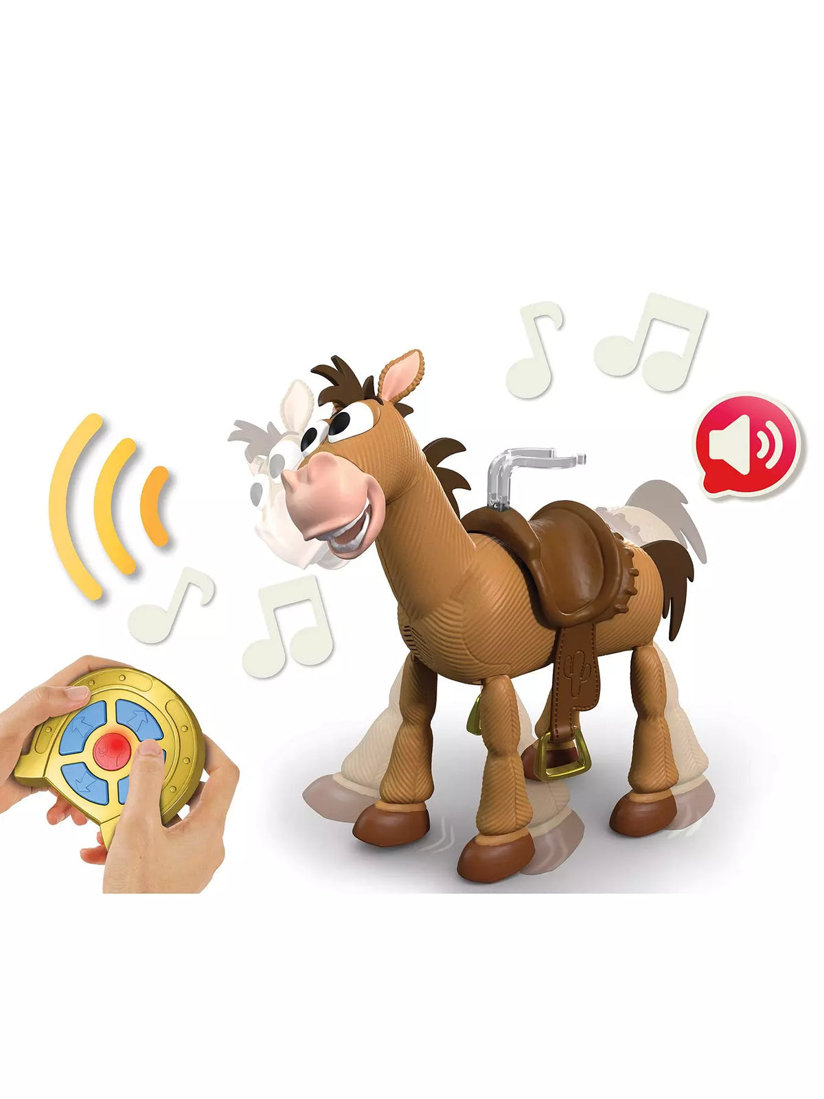 Disney Pixar Toy Story 5 Giddy-Up Bullseye RC, 12-inch scale remote controlled with sounds