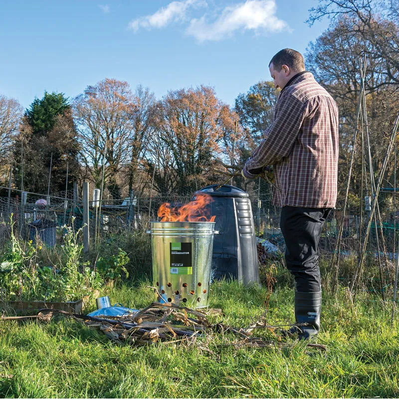Draper Galvanised Garden Incinerator 85 Litre