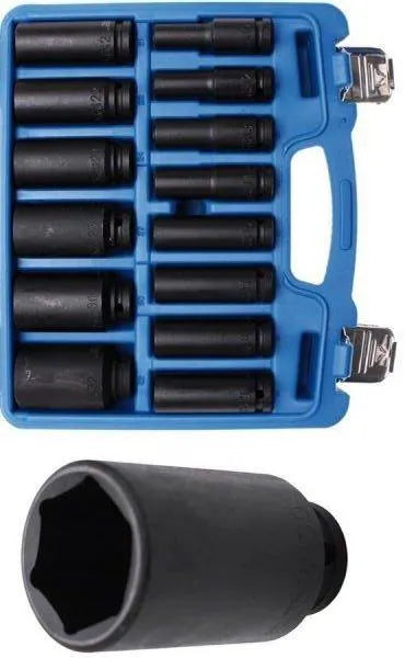BGS 14 Piece 1/2" Drive Impact Socket Set 10-32 mm