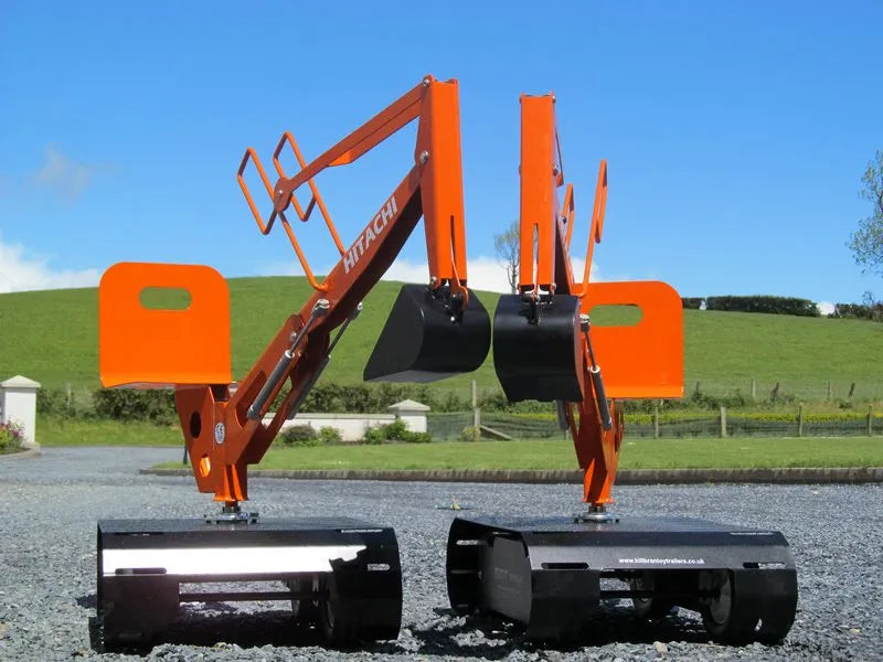 Killbran Orange Hitachi Excavator Digger