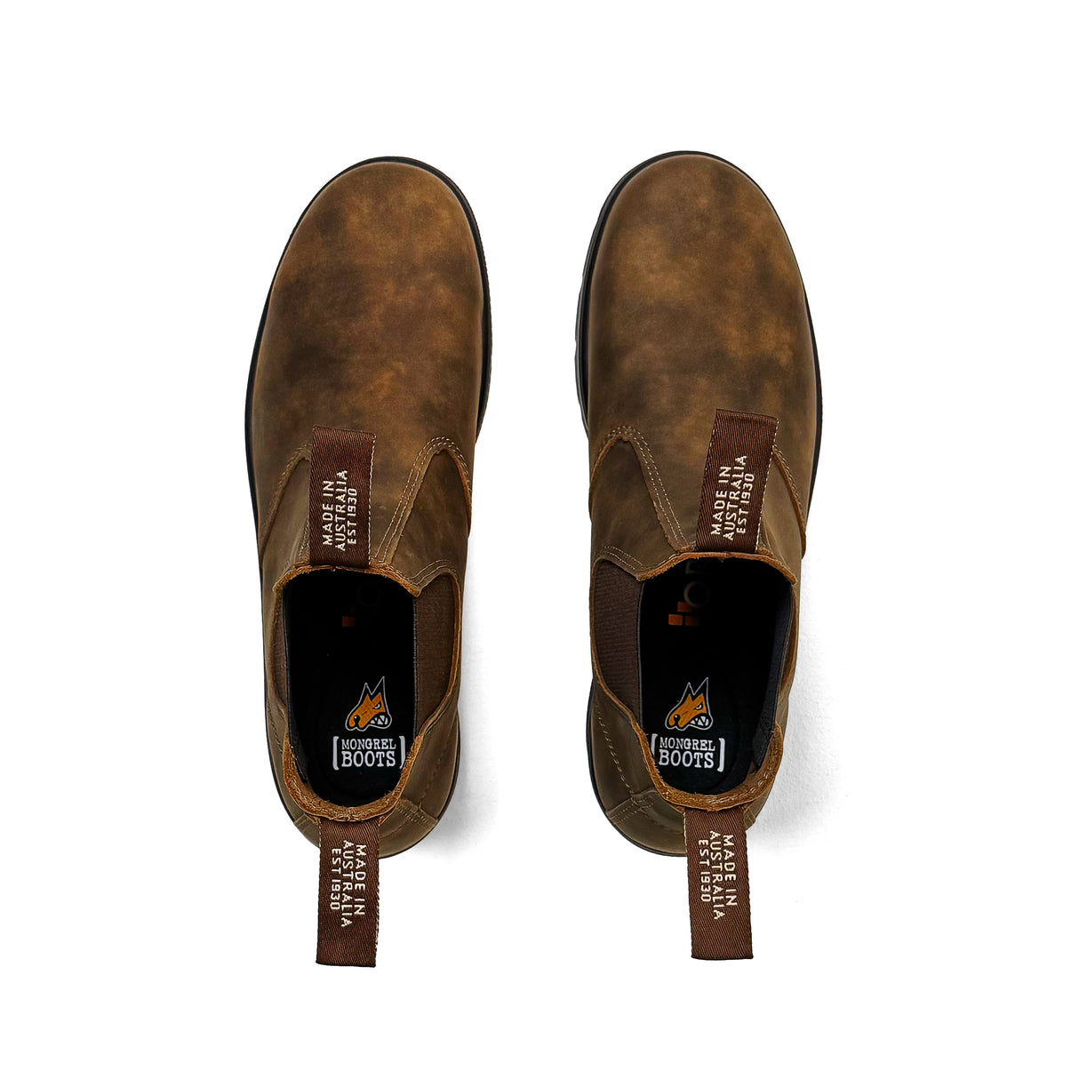 Mongrel K9 Cloudy Brown Non Safety Dealer Boots