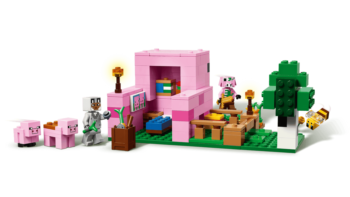 LEGO Minecraft 21268 The Baby Pig House Set