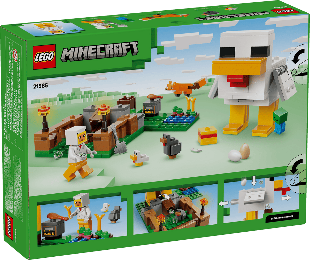 LEGO Minecraft 21585 Chicken Farm Set