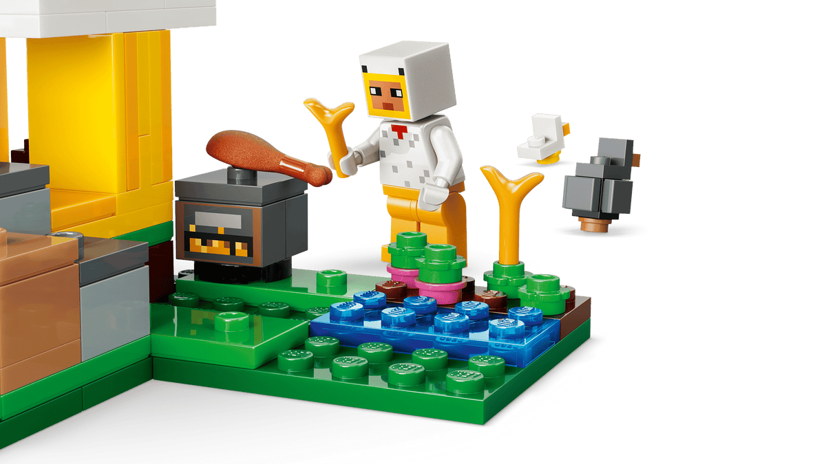 LEGO Minecraft 21585 Chicken Farm Set