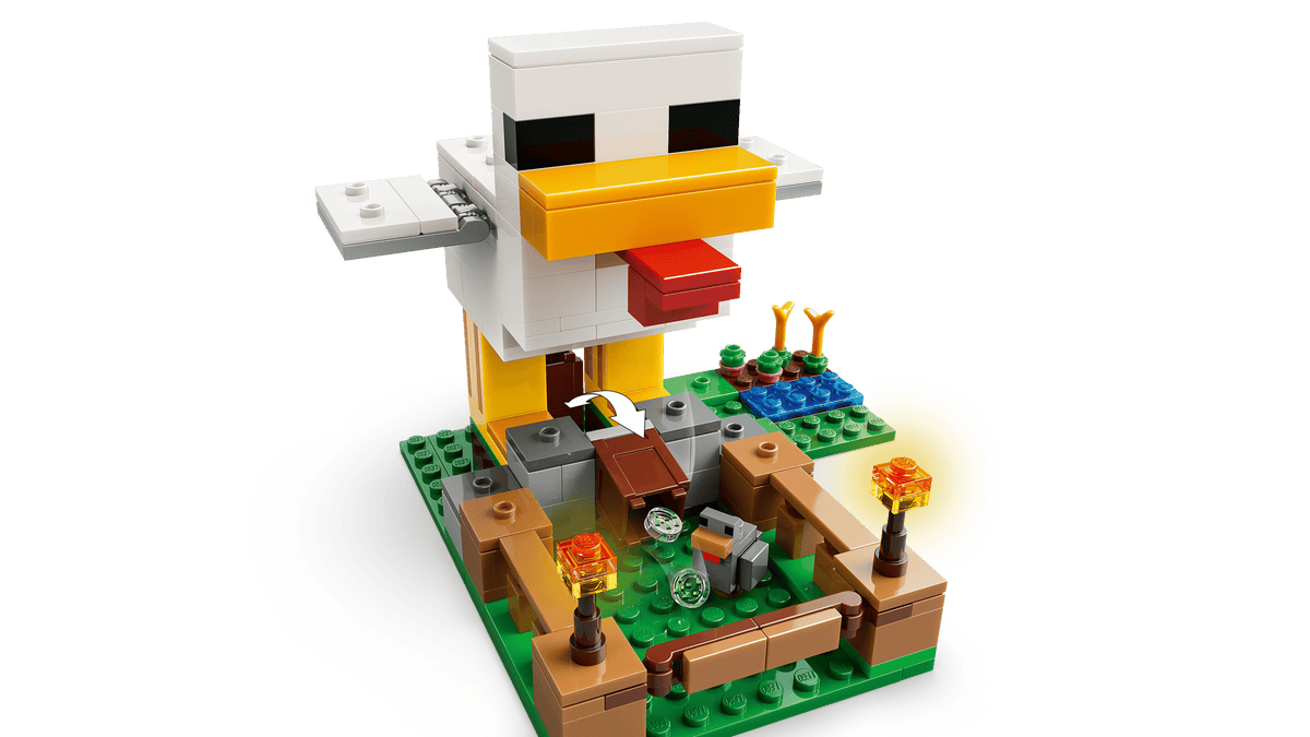 LEGO Minecraft 21585 Chicken Farm Set