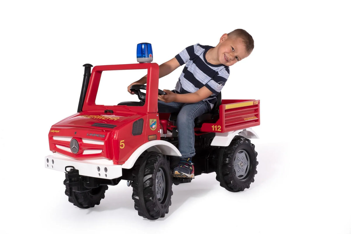 Rolly Kids Unimog Fire Engine with Gears