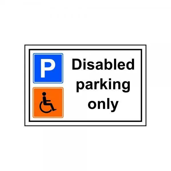 Sign Disabled Parking