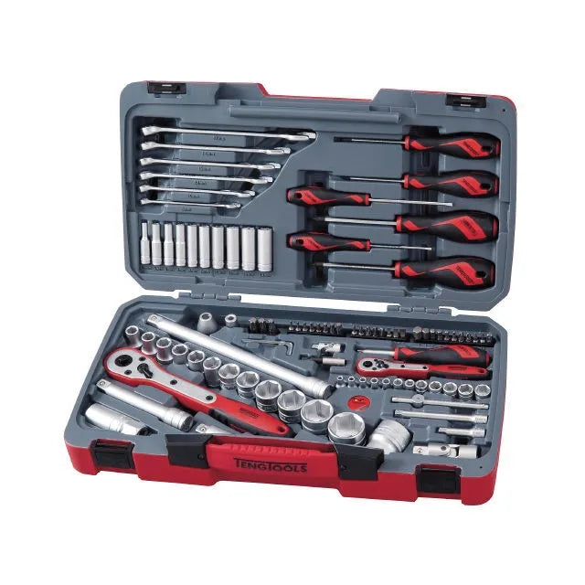Teng Tool MECCA PRO 1/4" & 1/2" Socket & Tool Set 95 Pieces