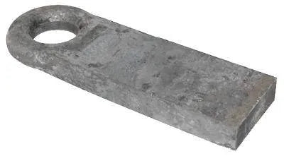 HITCH EYE FLAT 12in x 1.1/2in EN8 (90x30)