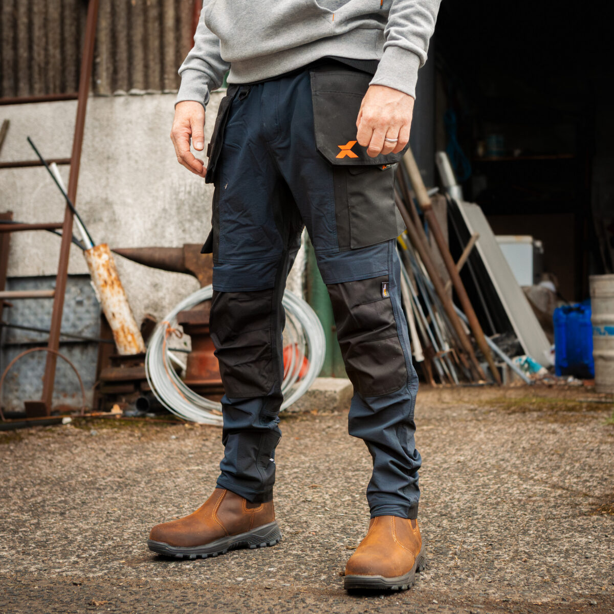 Xpert Pro Stretch Tactical Trouser Navy/Black