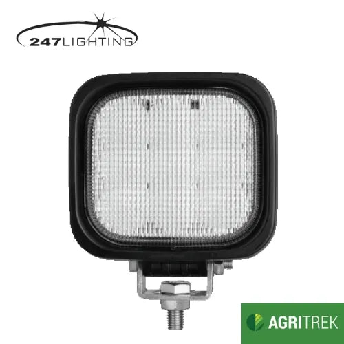 Agritrek 5 Inch Square LED Work Lamp 27W - 247 CA 5754, 9-32V Flood Beam
