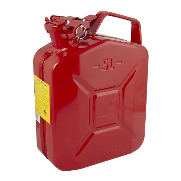 Mcanax 5 Litre Jerry Can Red with Pin