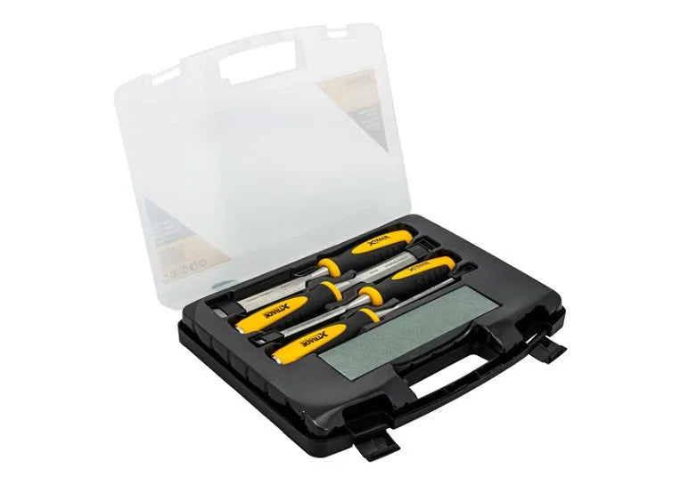 ATKO Xtrade 4 Piece Chisel Set with Sharpening Stone