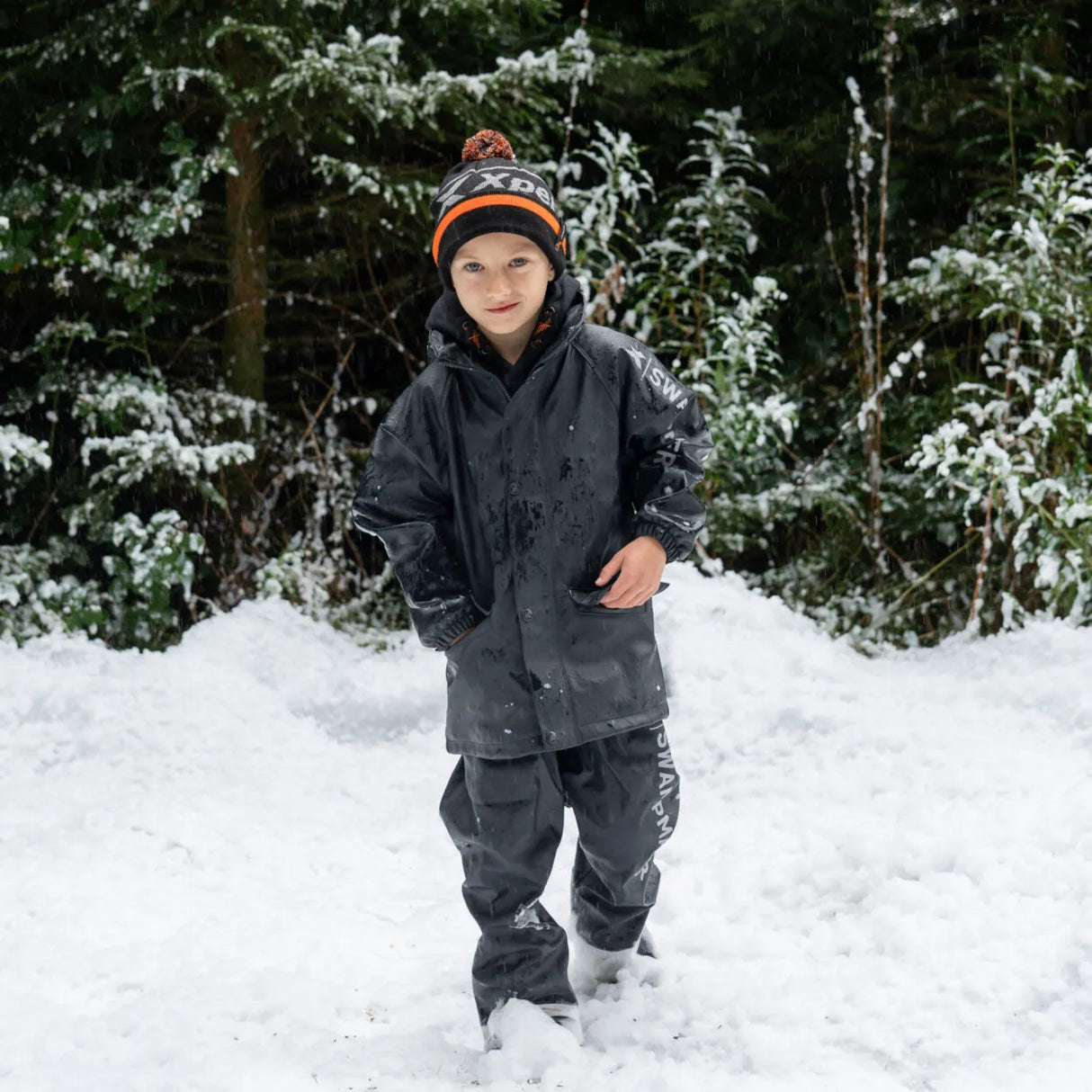 Xpert Swampmaster Stormgear Junior Waterproofs Gift Bundle SWP32 | Jacket, Trousers, Beanie & Mini torch