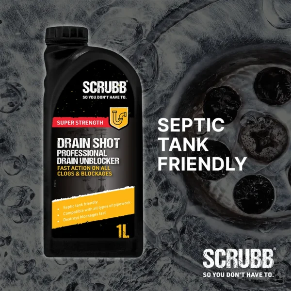 SCRUBB Drain Shot Drain Cleaner 1L
