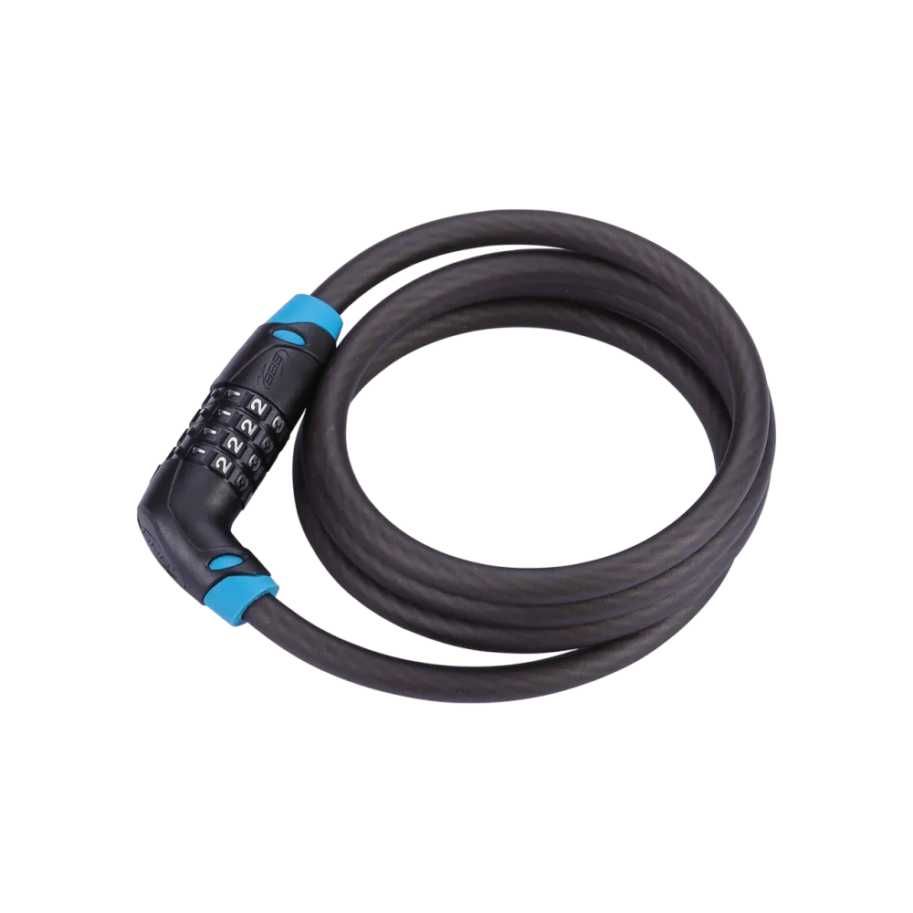 BBB BBL-35 CodeSafe Lock Black 10mm | High Security 4-Digit Combination Bike Lock