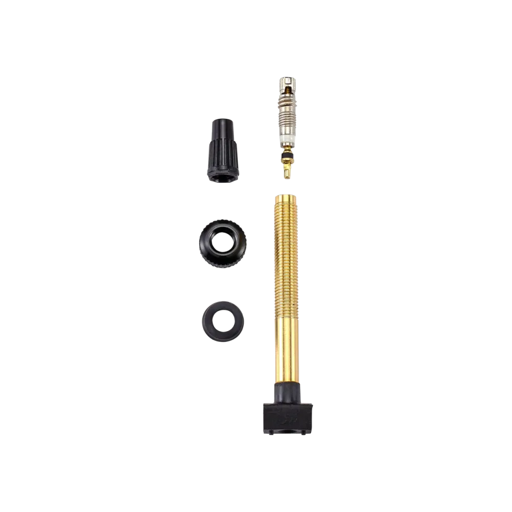 BBB BTI-159 Tubeless Valves 60mm Brass - Removable Core, Secure Seal