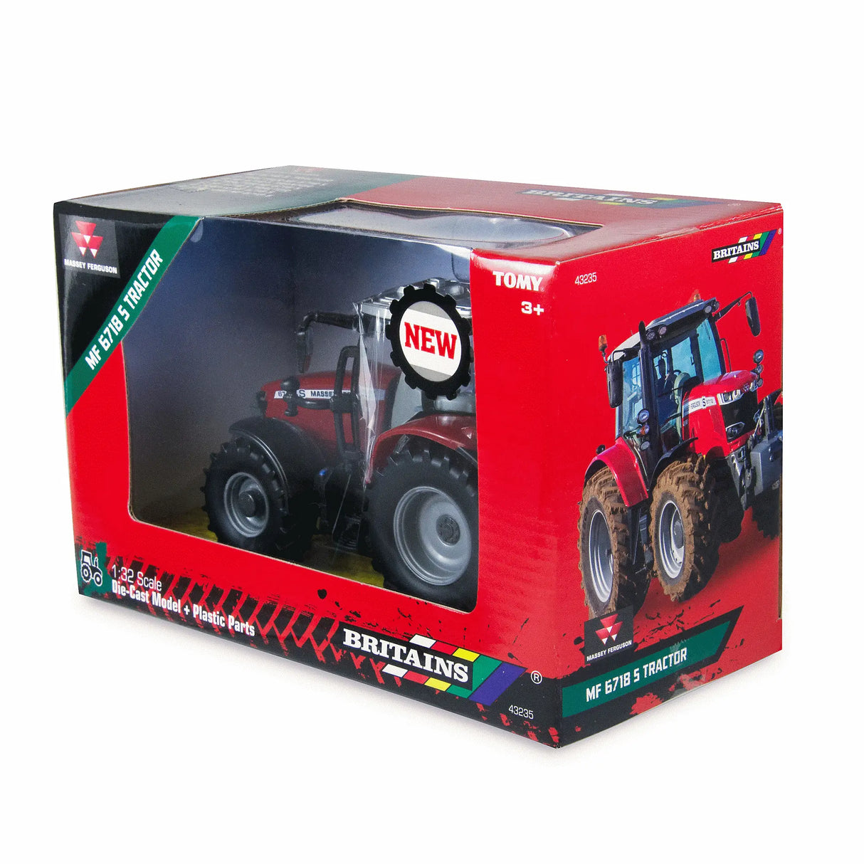 Britains Massey Ferguson 6718S Tractor 1:32 Scale Model 43235