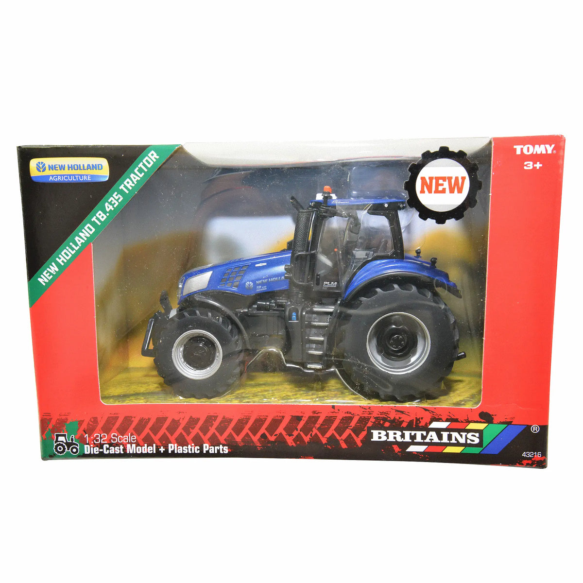 Britains New Holland T8.435 Tractor 1:32 Scale Model 43216