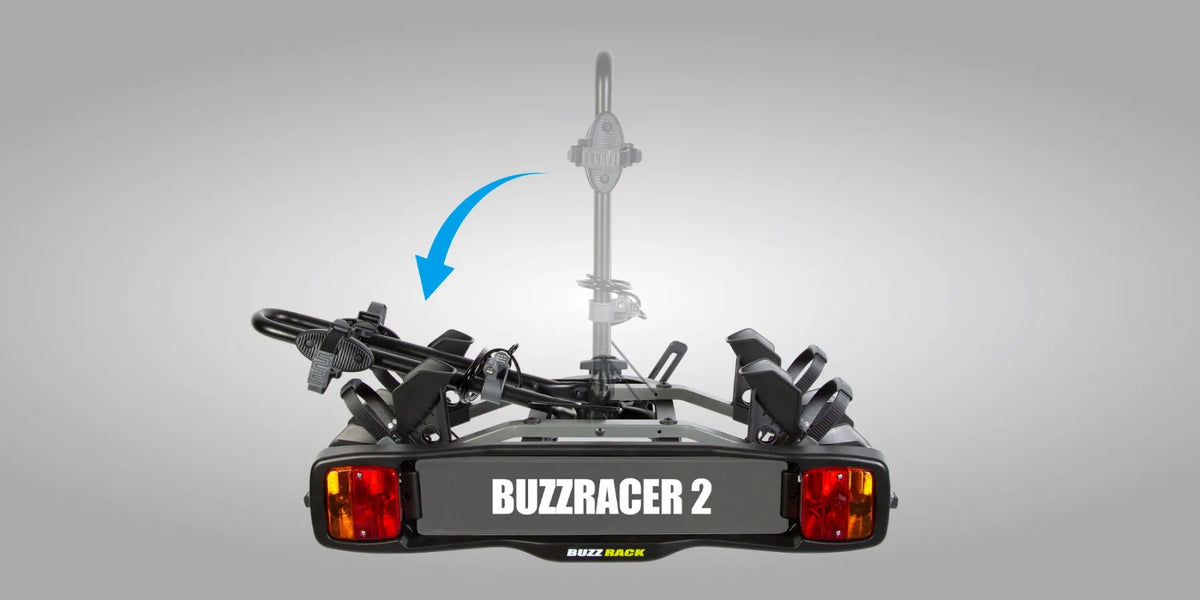 Buzzrack BUZZRACER 2 Bike Rack - 2 Bike Tow Ball Platform Carrier